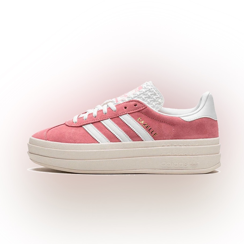 adidas Gazelle Pink and White Women's Sneakers